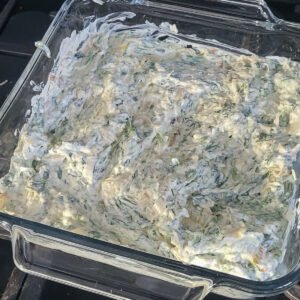 Mixed together with cream mixture