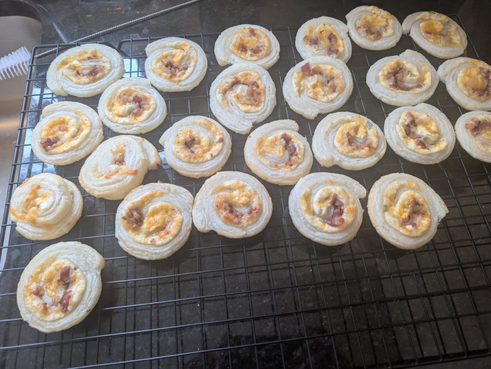 More finished snack snails.