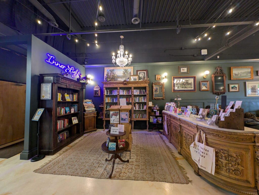 The Bookstore Section of Crocker Coffee House
