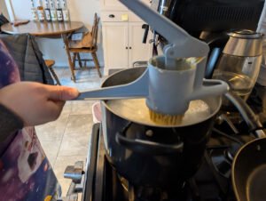 Pressing the Spaetzle