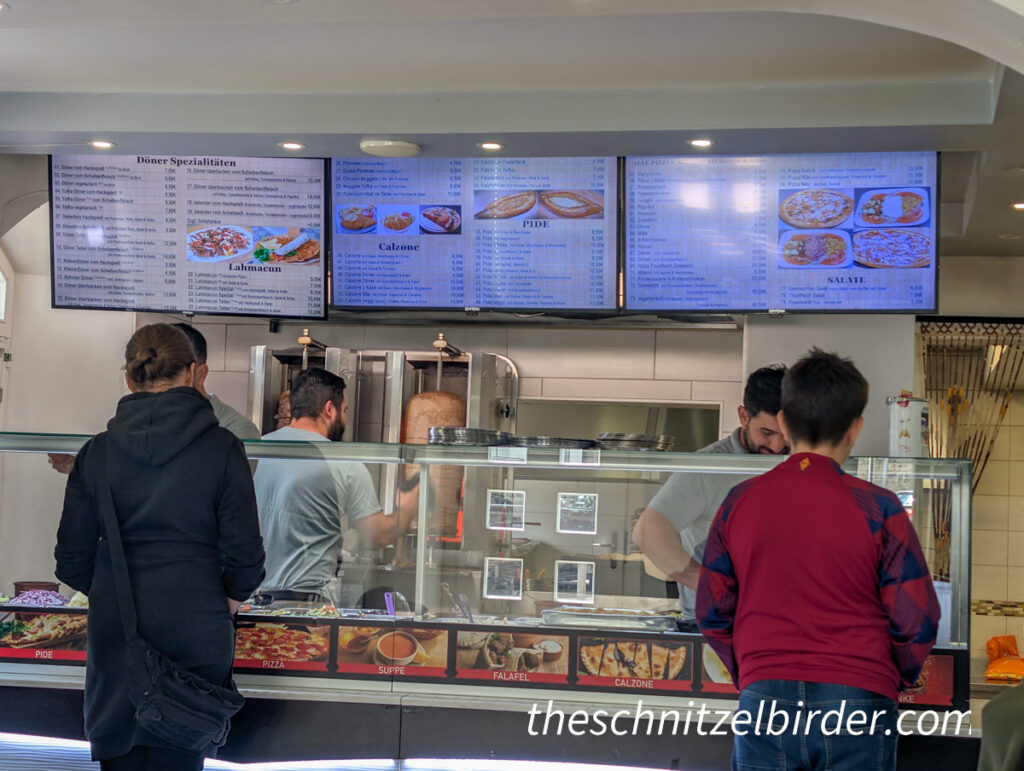 Doenerspot in Germany with the Doener prepared right in front of you