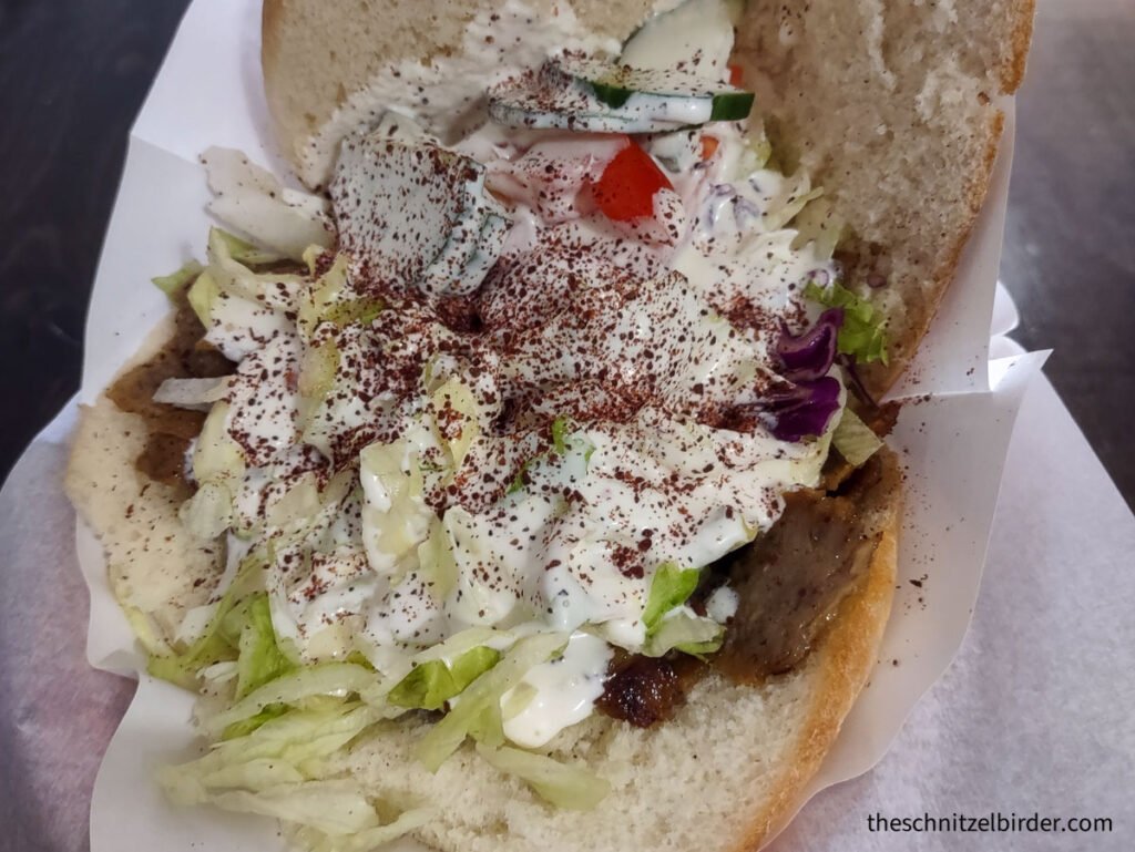 Döner at the Balkanhouse in Ferndale, Michigan