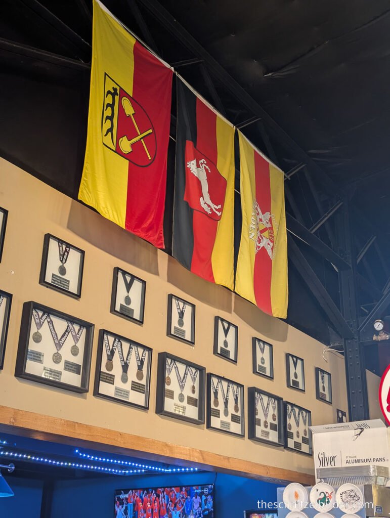 Random German flags at Blue Stallion, Lexington, KY