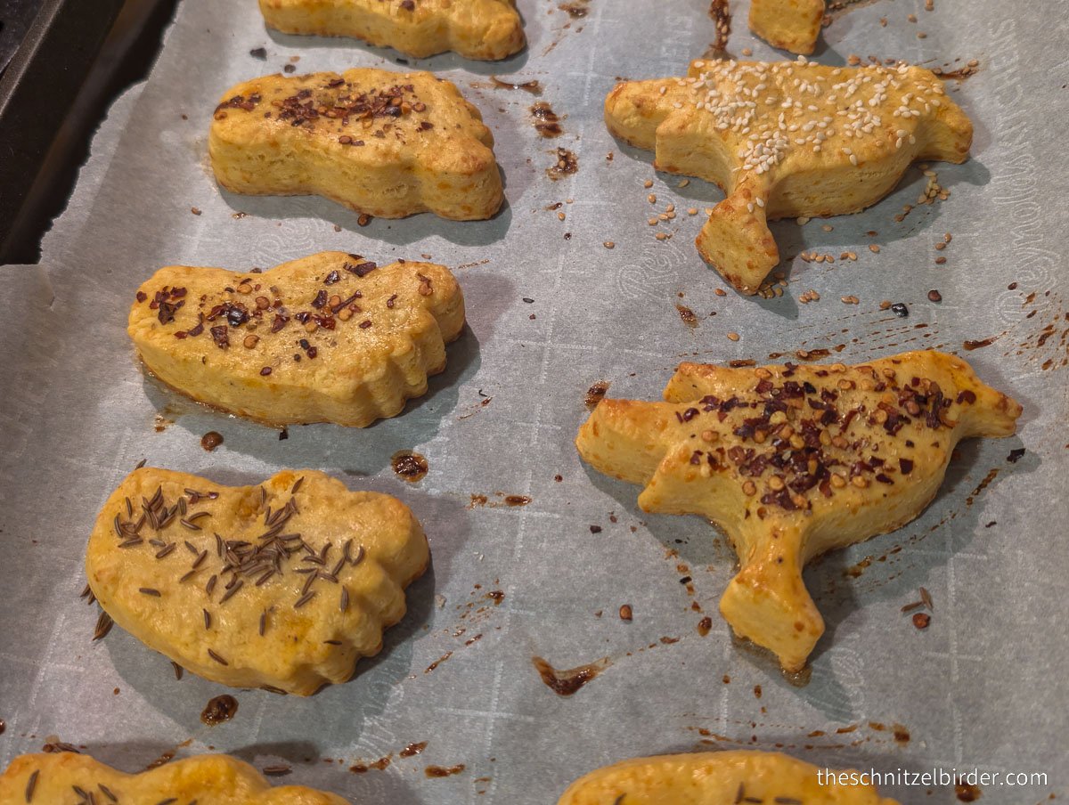Cheesy Savory Crackers (Käsefüße) – German Appetizer