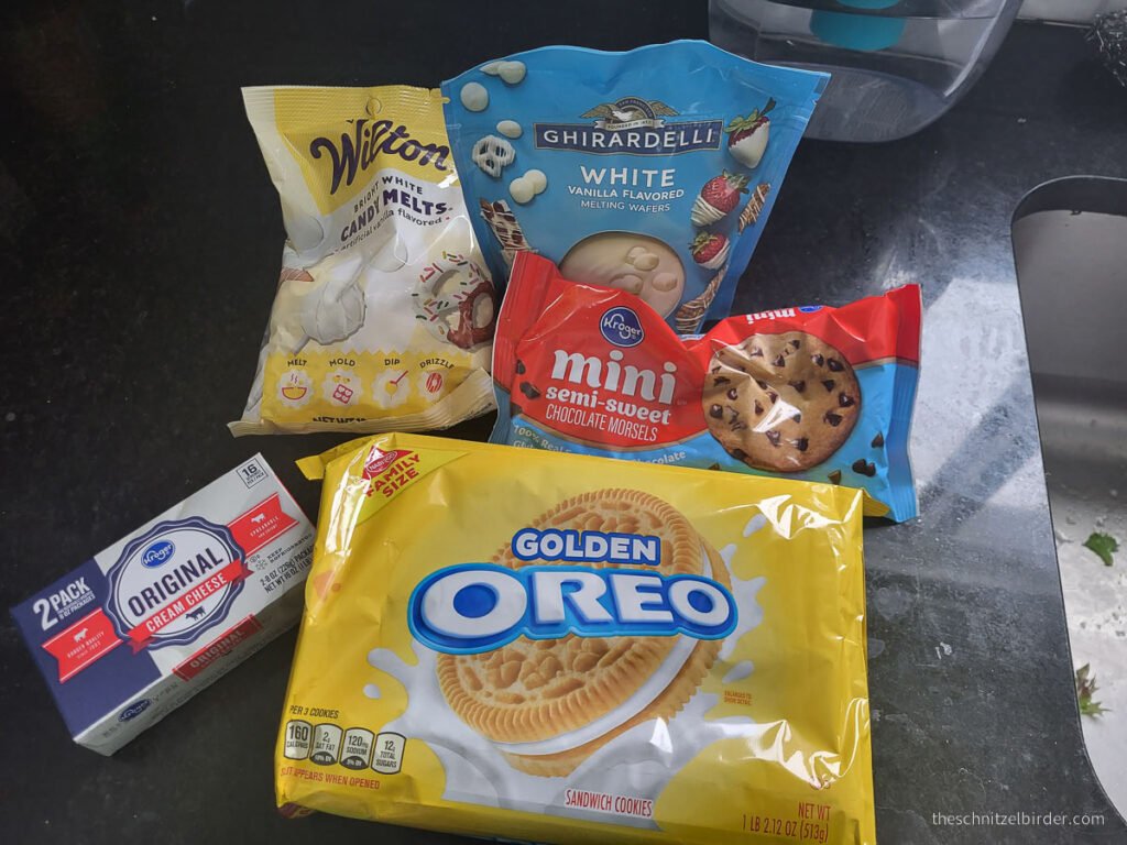 All you need for Vanilla Oreo Truffles