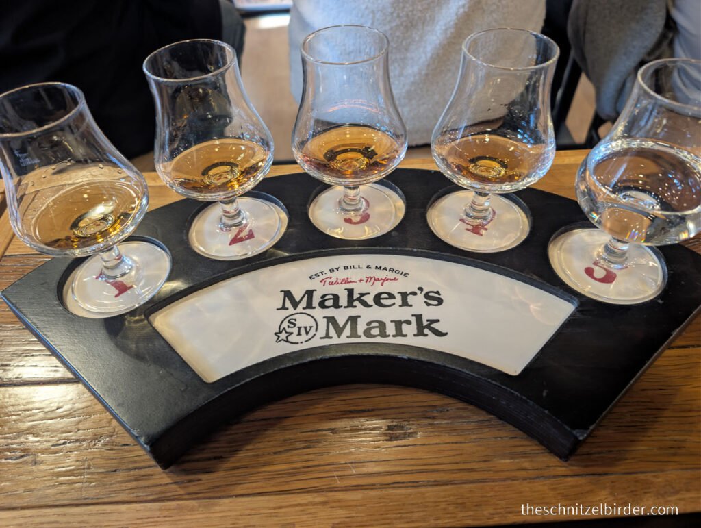 Tasting at Maker's Mark Distillery