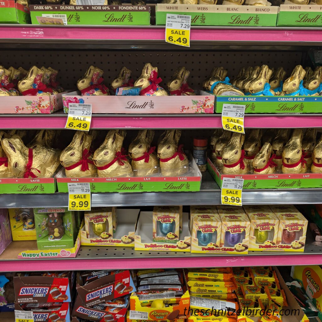 US Easter Candy: Lindt bunnies without the bell